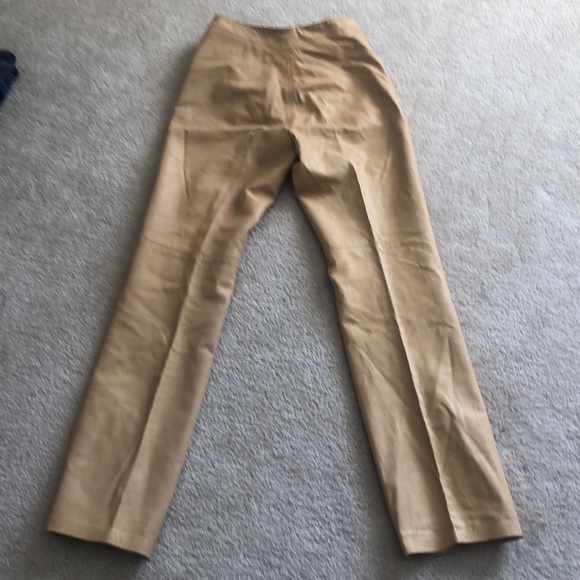 Ralph Lauren Black label lamb skin Leather pants - Picture 2 of 4